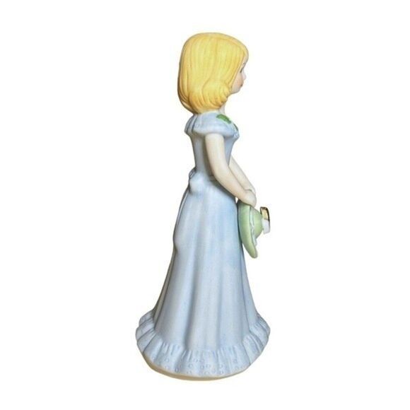 Enesco Growing Up Girls Birthday Porcelain Figurine Blonde Birthday Age 14 or 4 - Picture 4 of 13